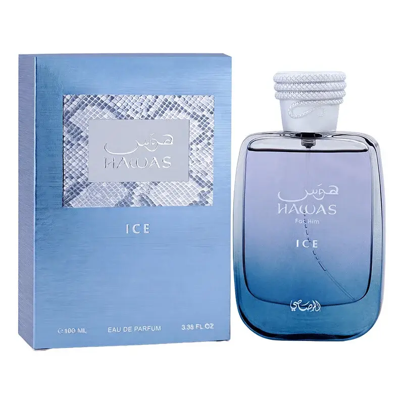 Men's Hawas Ice Eau De Perfume Spray 3.38 oz Fragrances de Rasasi (2 de 2)