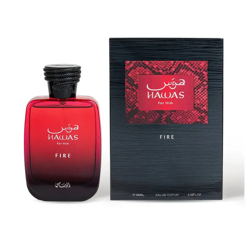 Hawas Fire EDP Spray 3.4 oz Fragrances de Rasasi (2 de 2)
